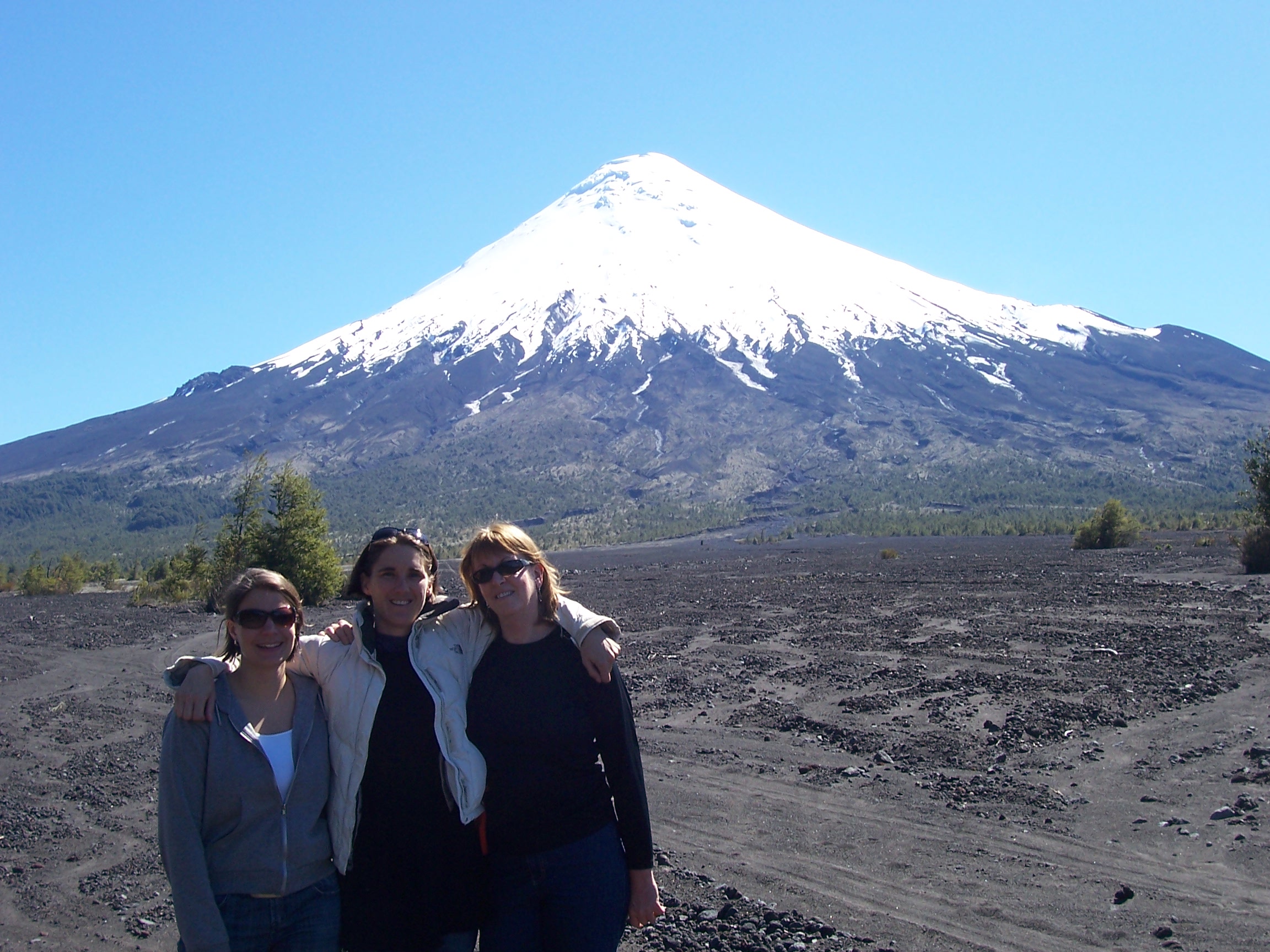 Osorno Volcano hiking Lake District Chile