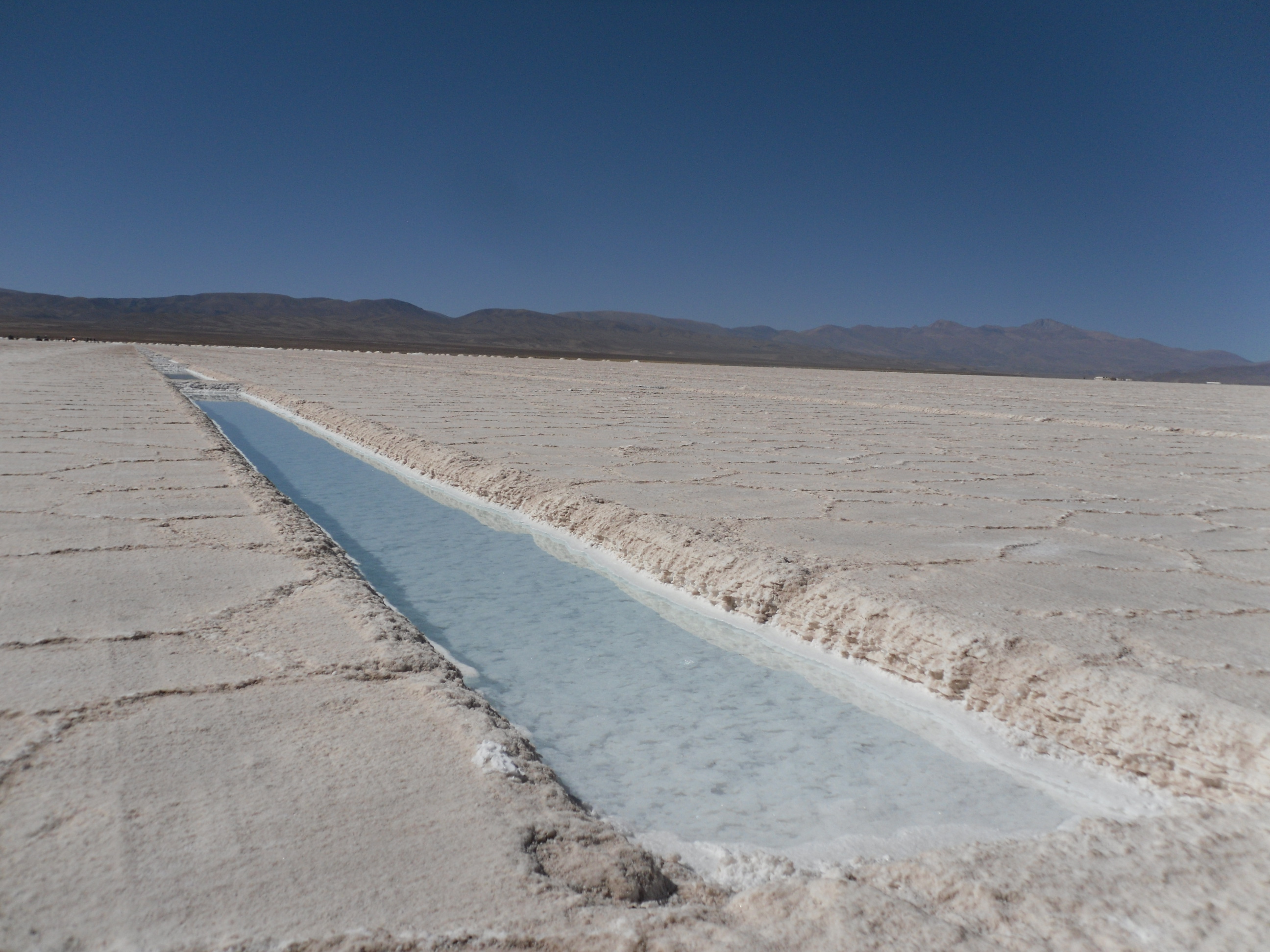 Salinas Grandes (Great Salt Flats) in Northern Argentina