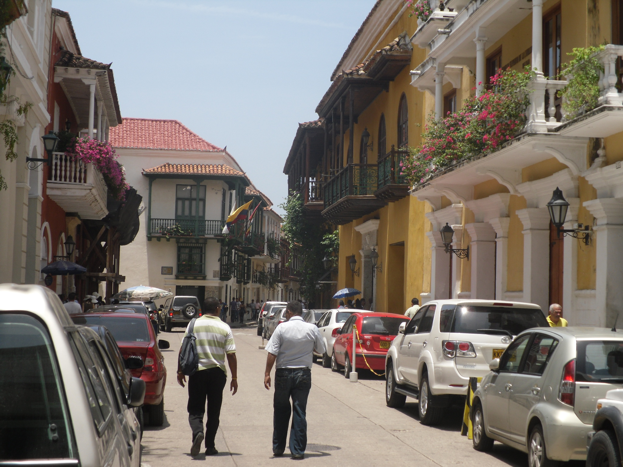 Cartagena Colombia old city streets