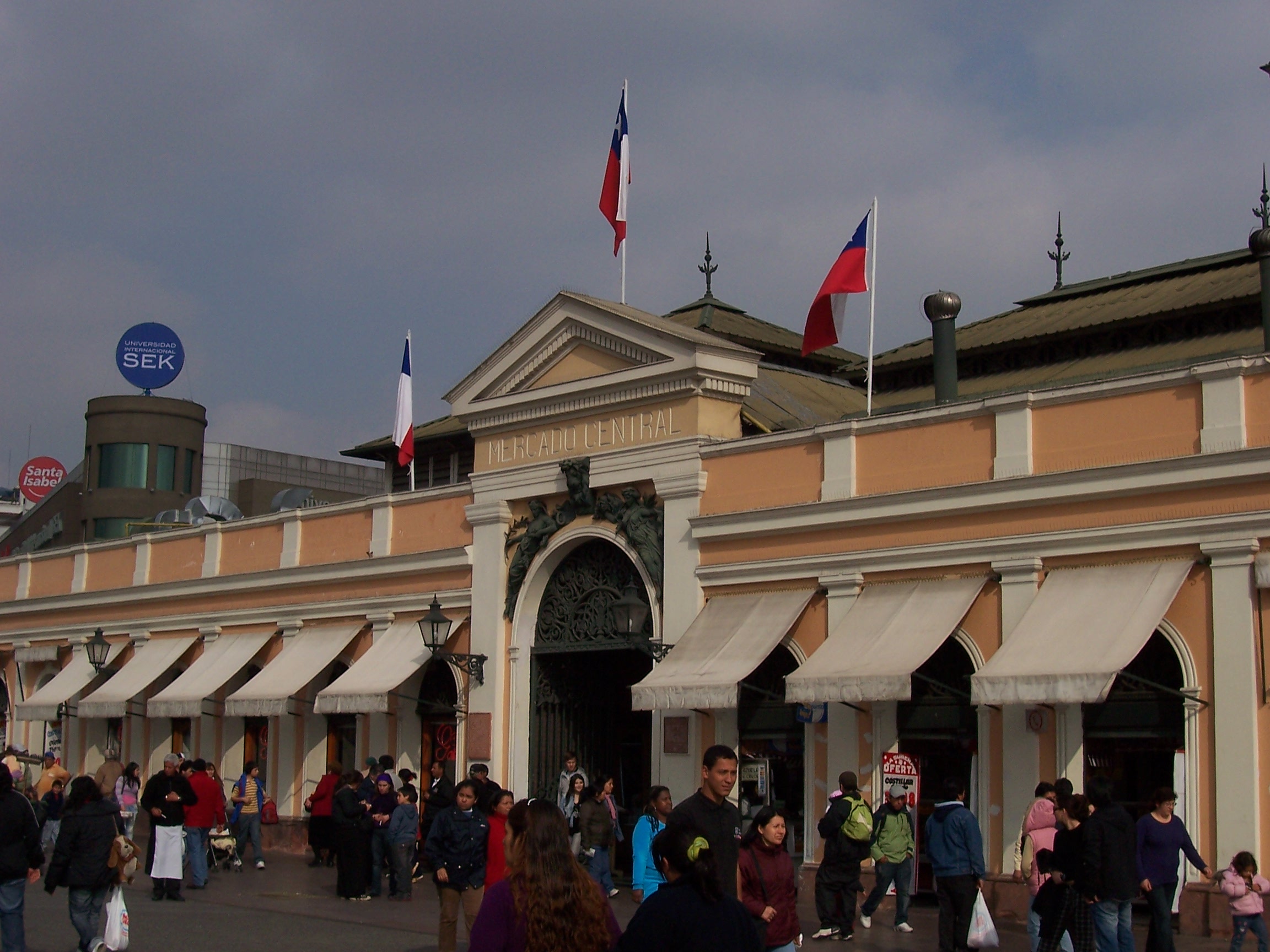 Central Market of Santiago Chile