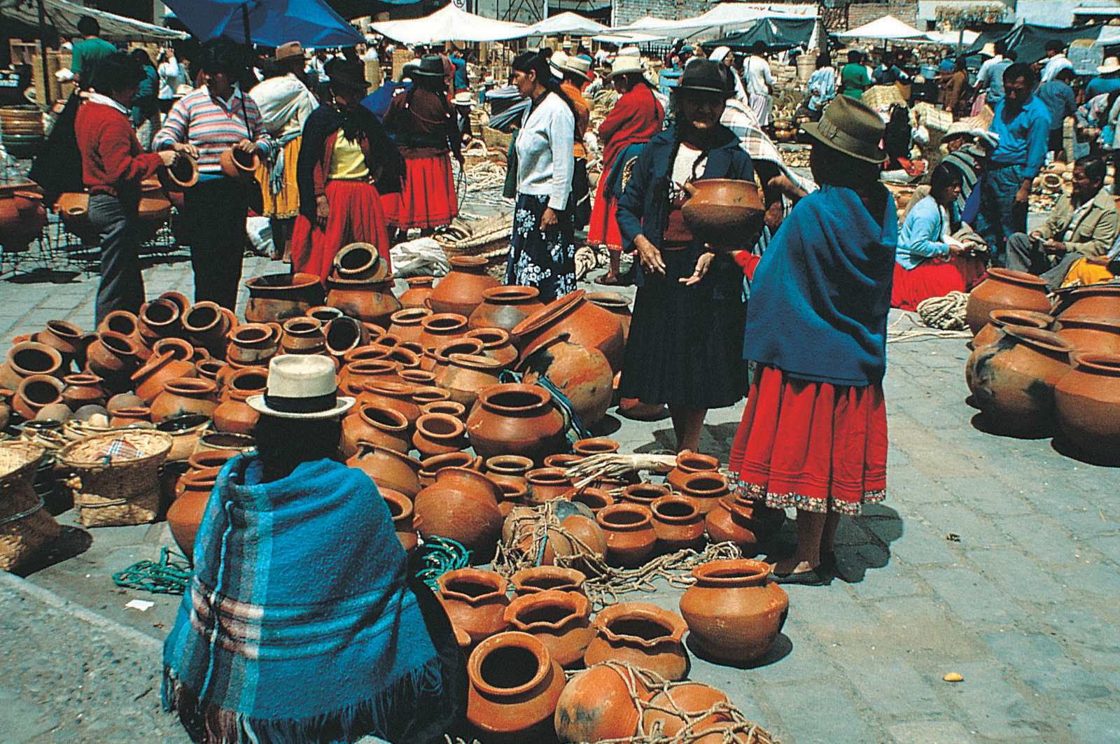 Market day in Ecuador