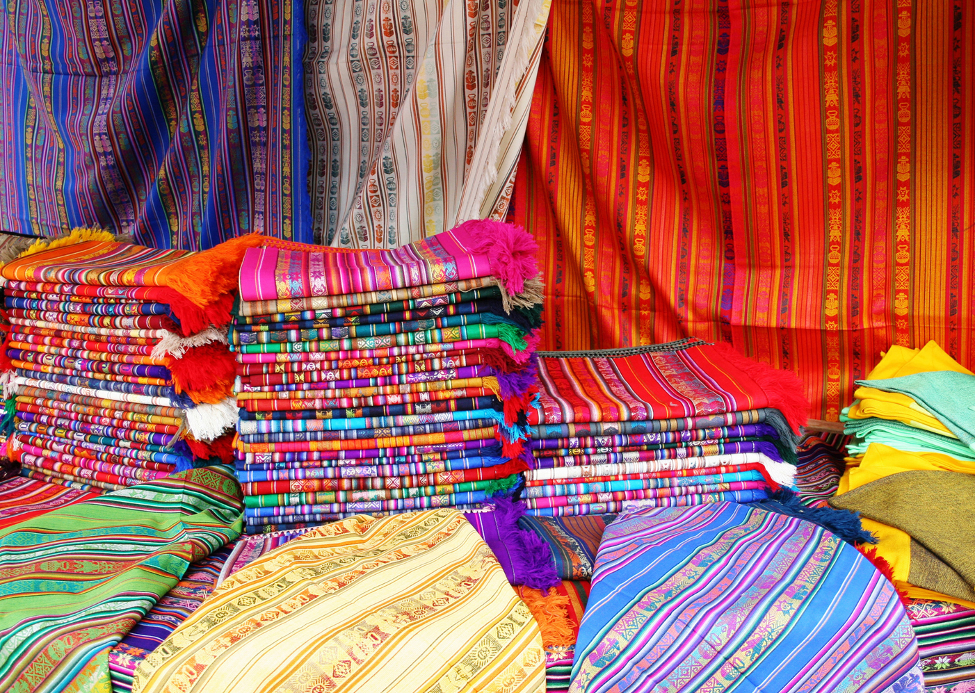Otavalo market in Ecuador