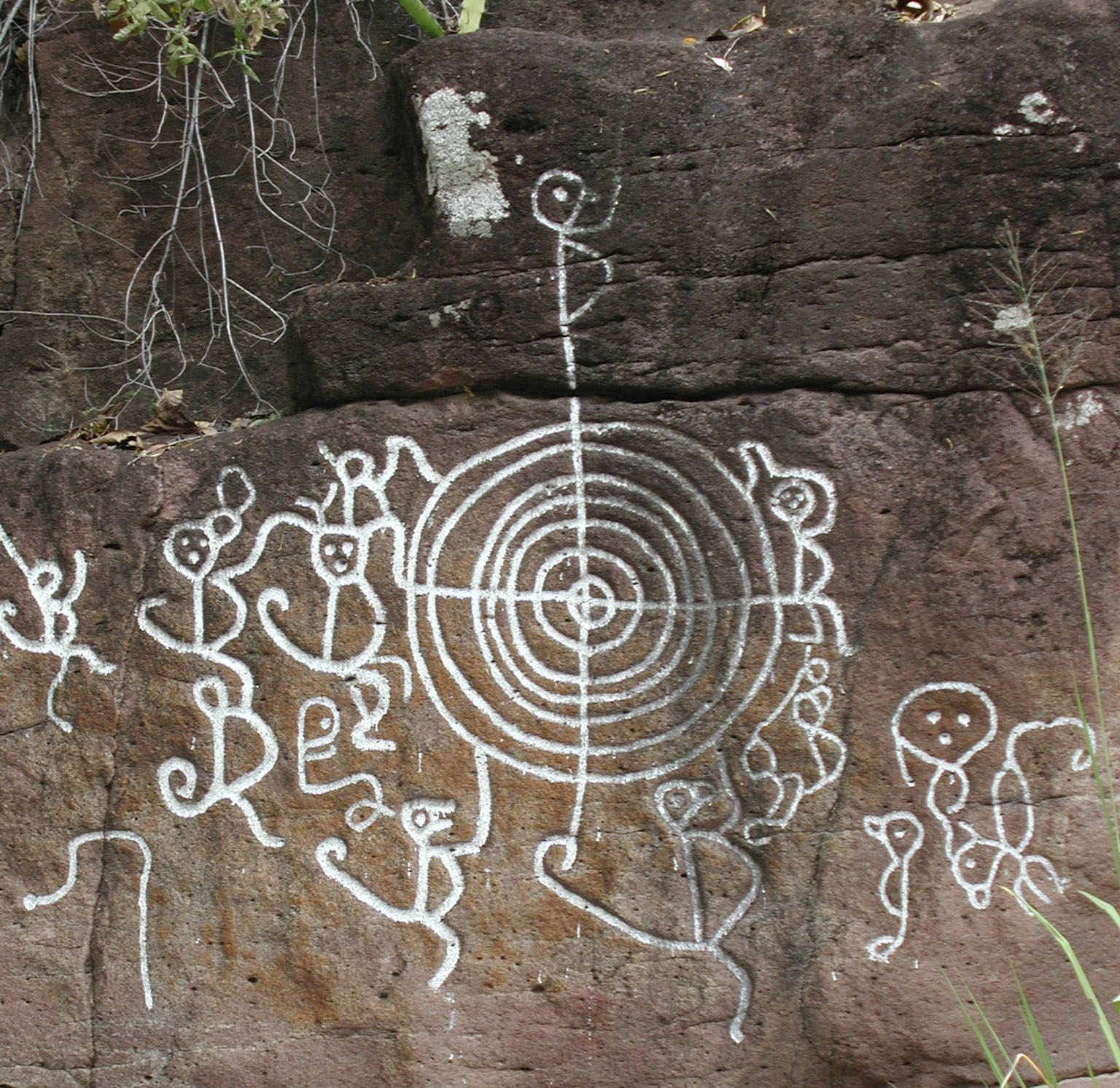 Petroglyphs found on Ometepe Island in Lake Nicaragua