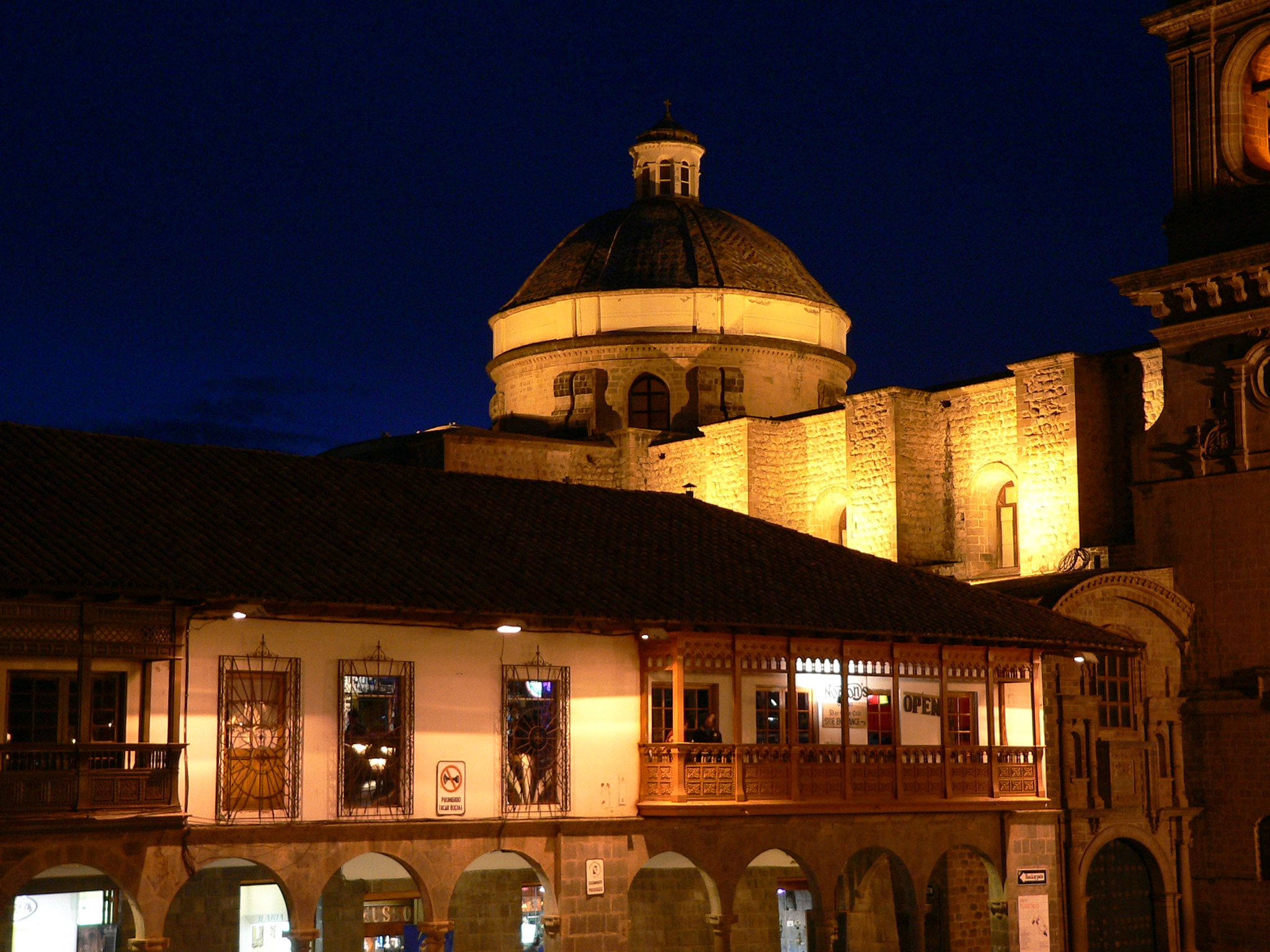 Cusco, Peru by night