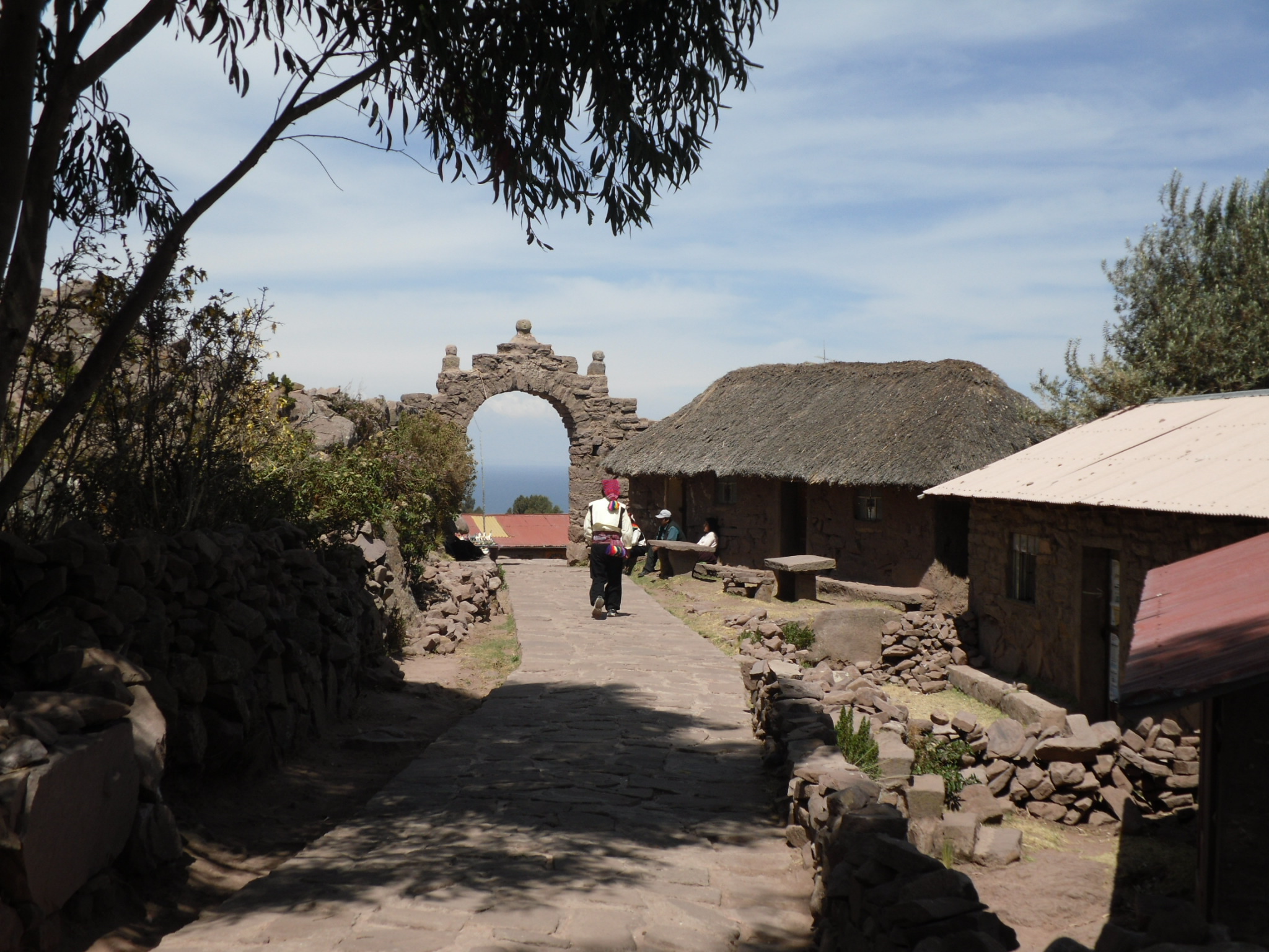 Taquile Island in Lake Titicaca, Peru