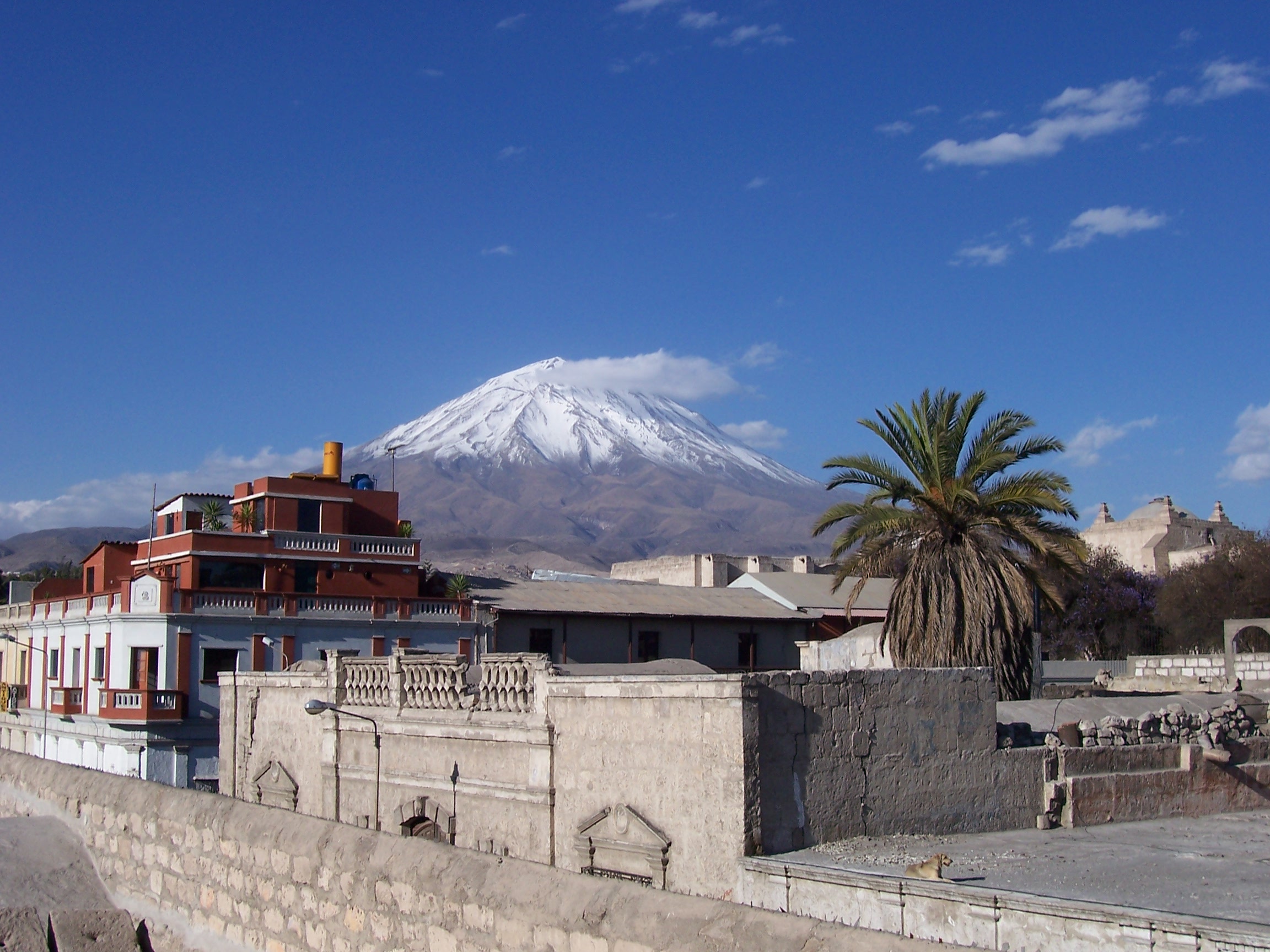 Misti Volcano near Arequipa Peru