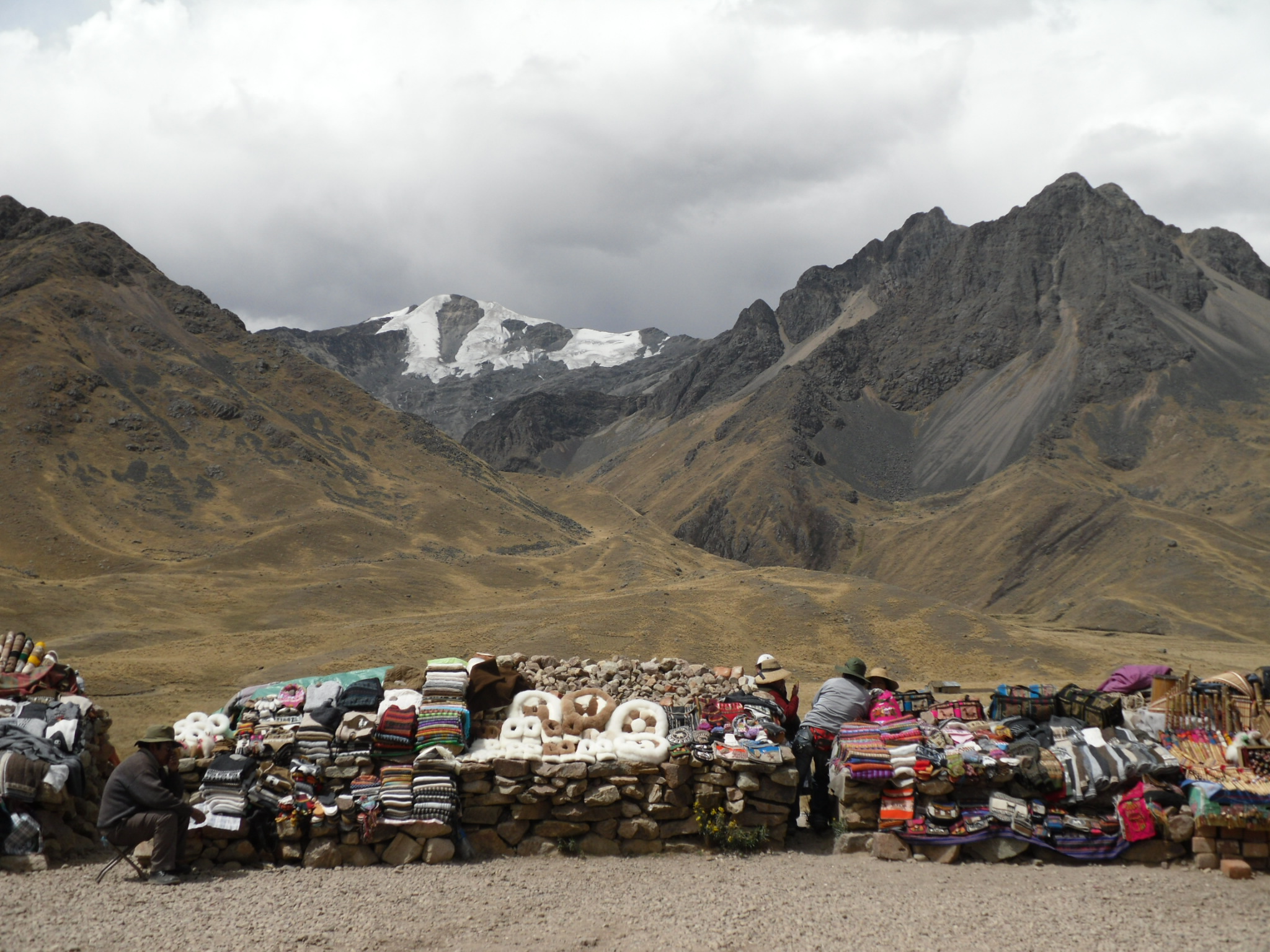 Travelling the route from Cusco to Puno, Peru