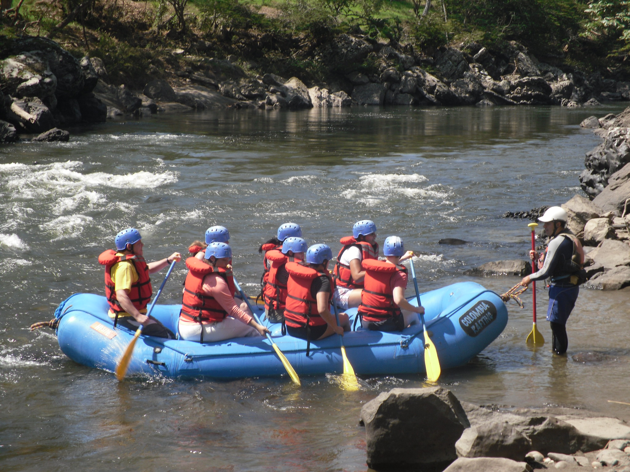 Adventure in Colombia-Rafting near San Gil