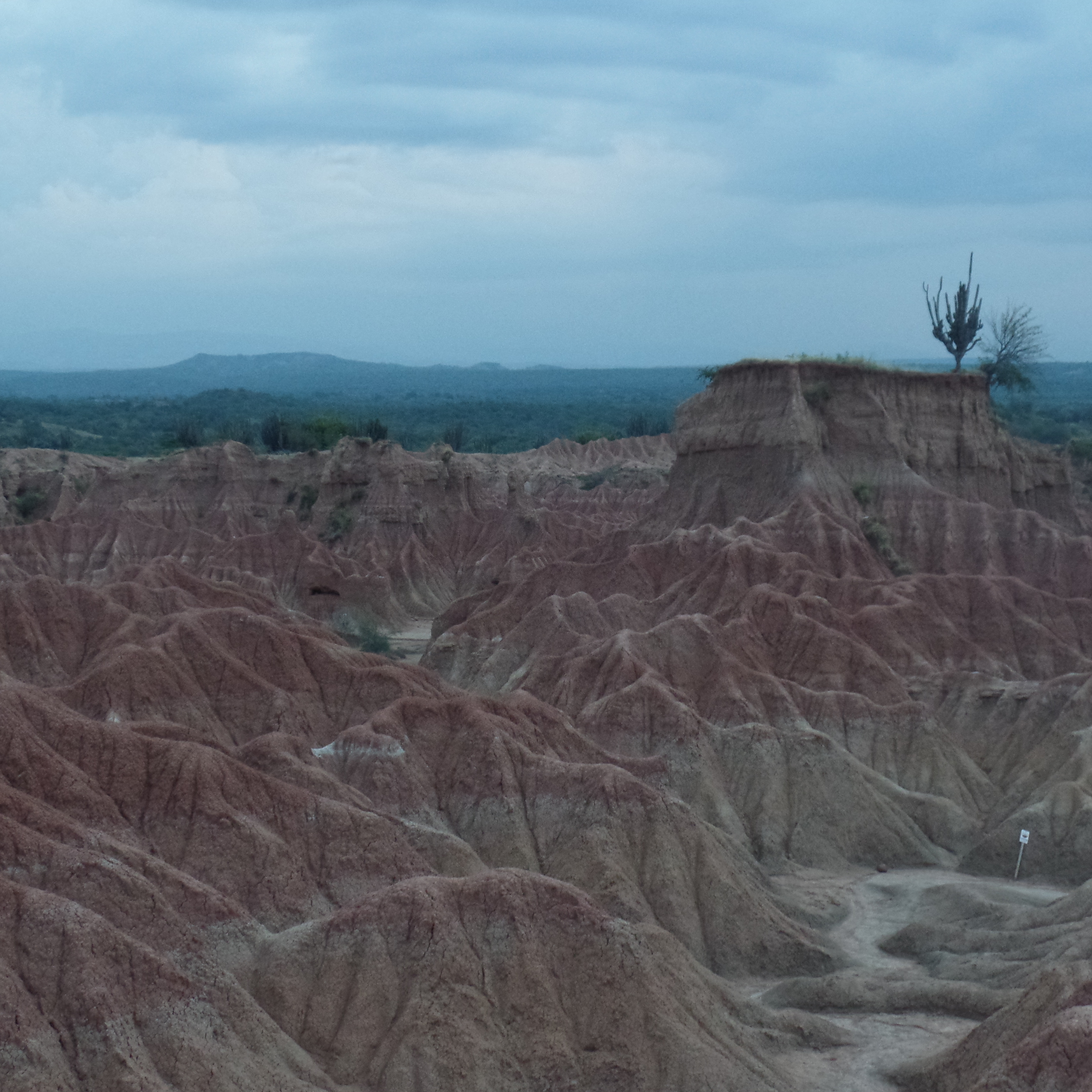 Stunning landscape of Colombia's Tatacoa Desert