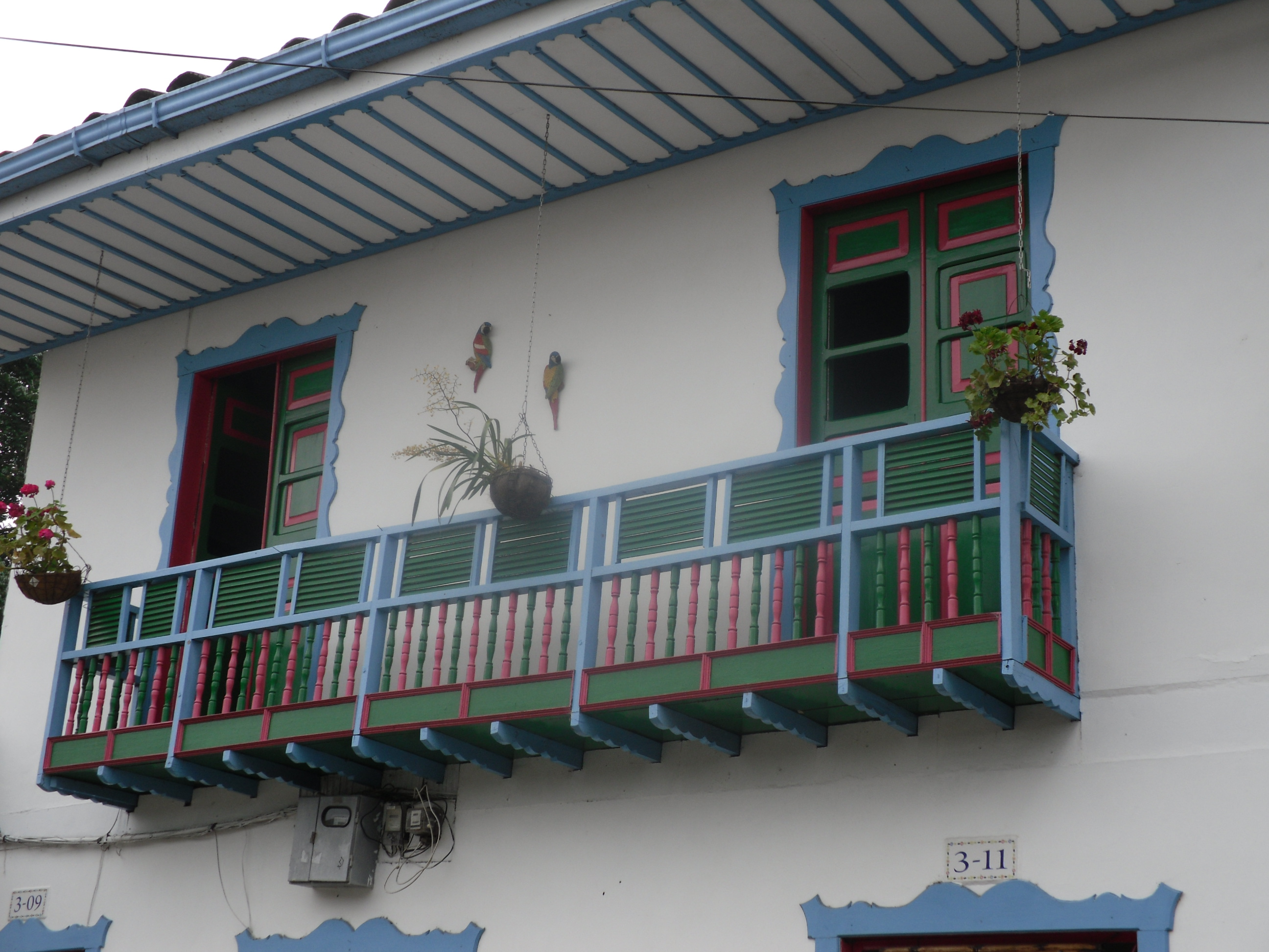 Charming architecture of Colombia's coffee country towns