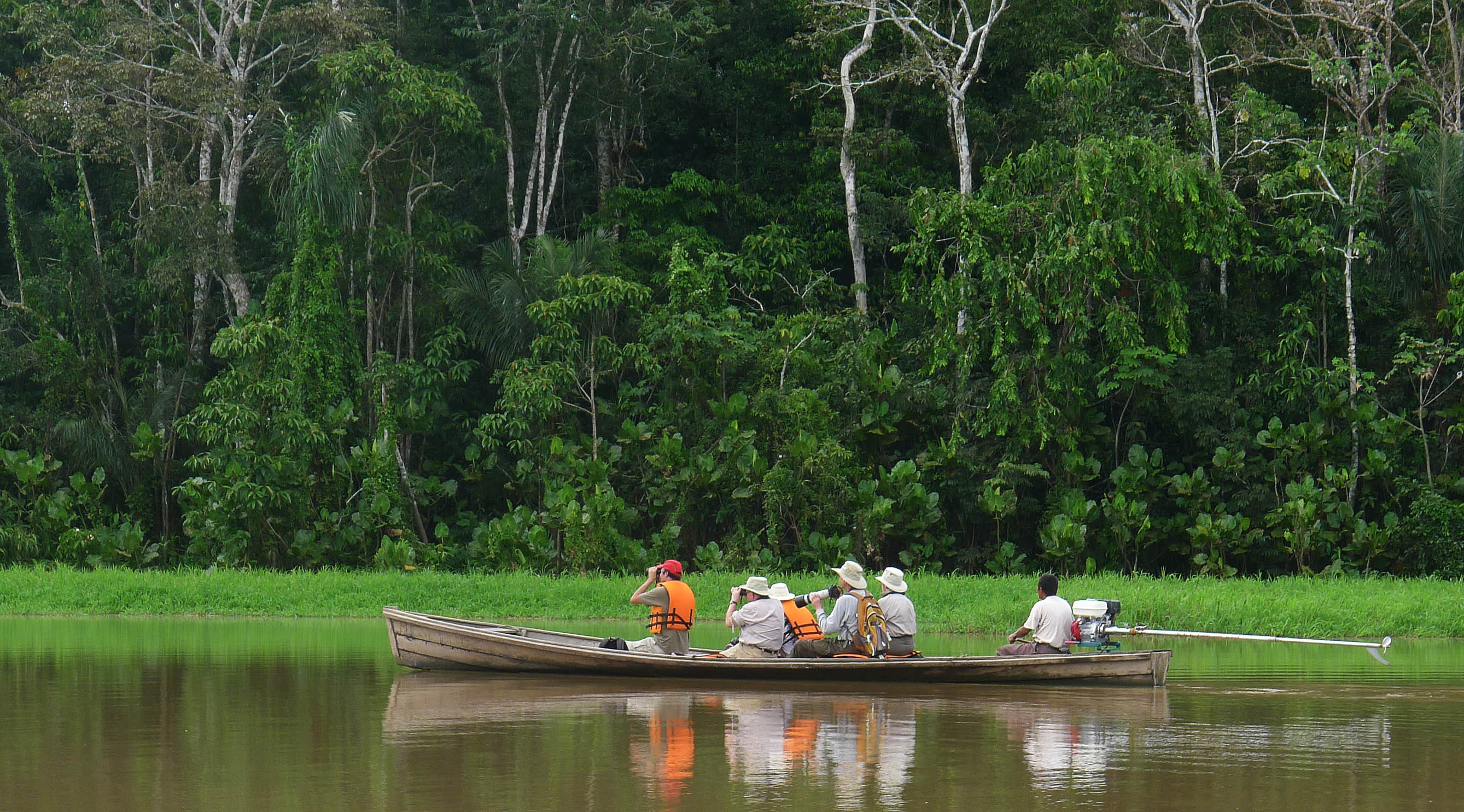 Calanoa Lodge Birding Mocagu Lagoon Amazon Colombia
