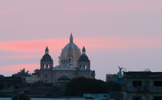 Cartagena Cathedral Sunset