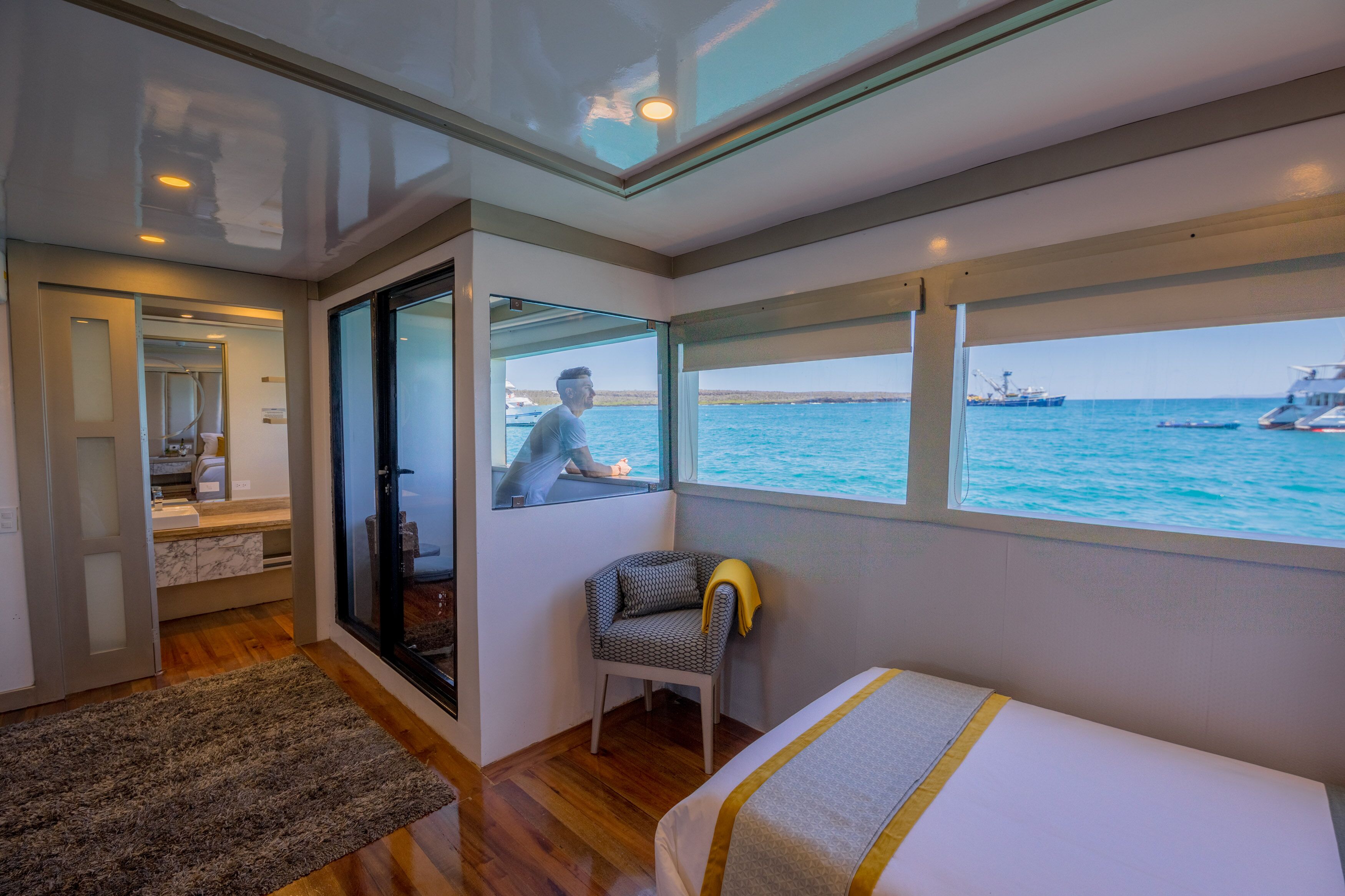Sea Star Galapagos Suite Main Deck Balcony