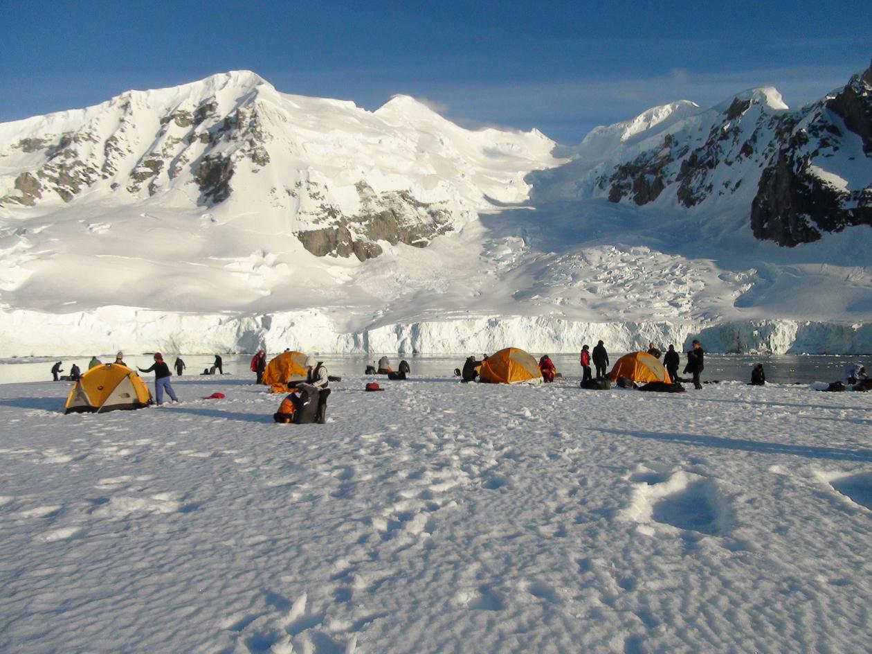 Antarctica Base Camp Plancius Camp site