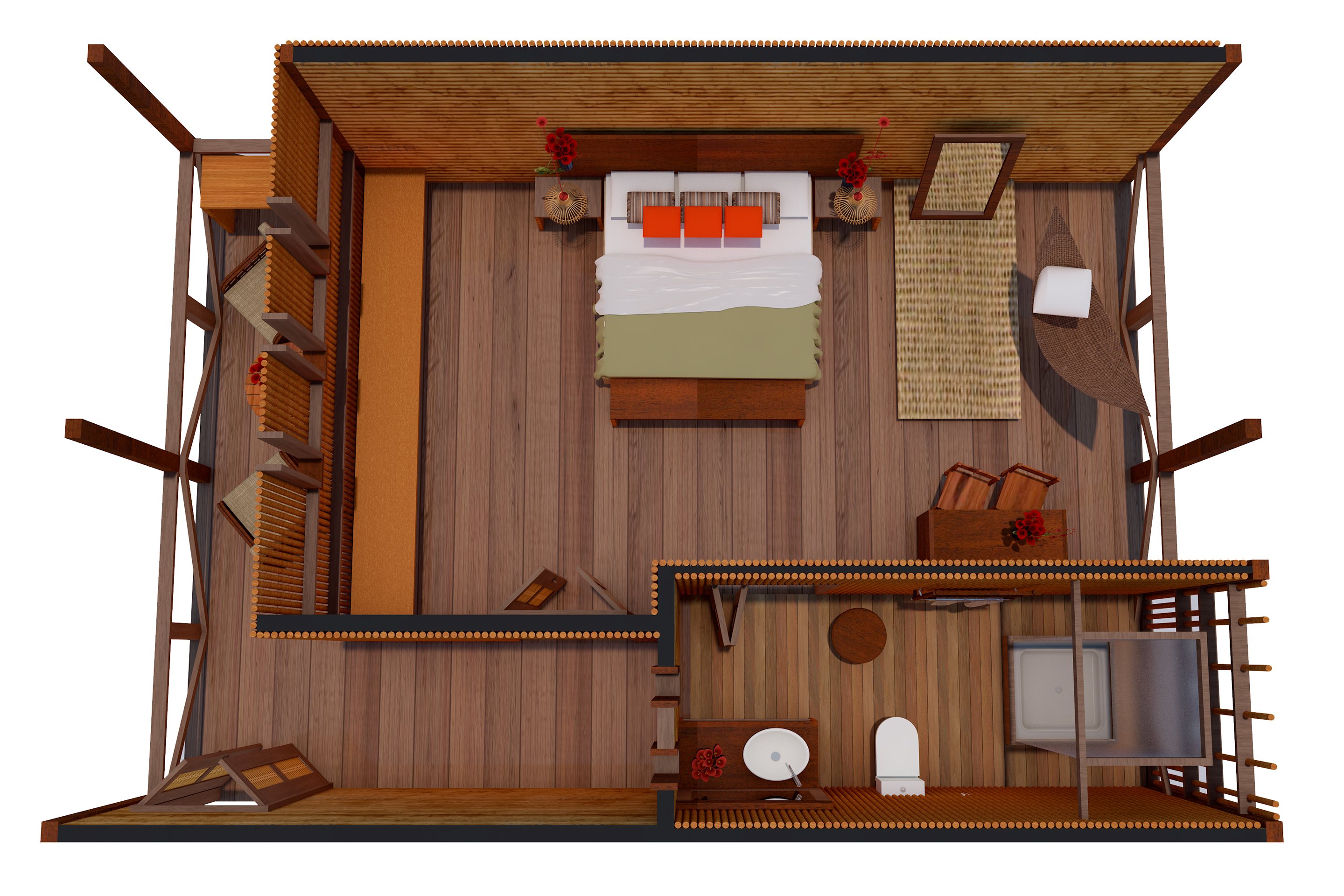 Refugio Amazonas Suite Floorplan