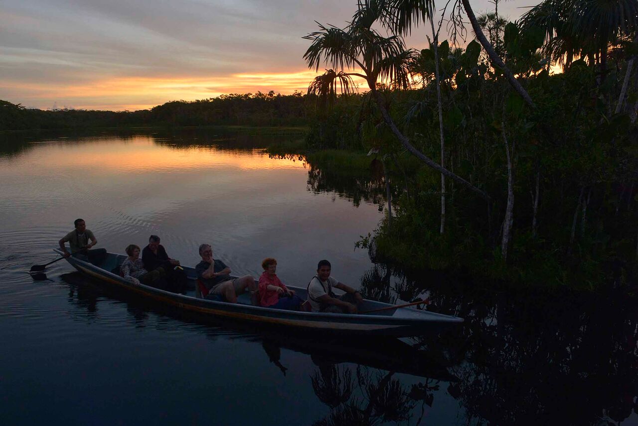 Sacha Lodge Sunset