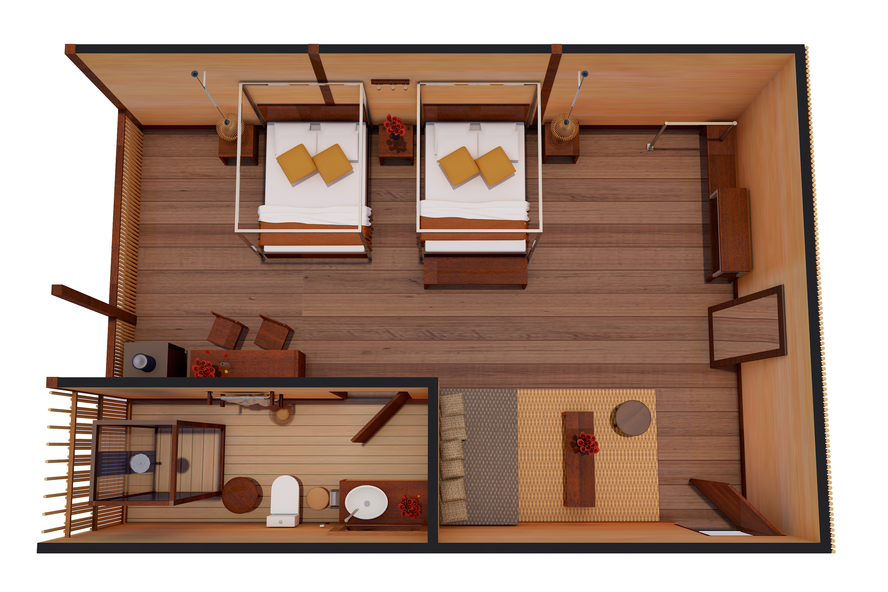 TRC Suite floorplan