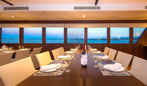 Galapagos Odyssey Dining area