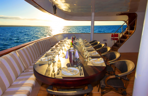 Galapagos Odyssey Outdoor Dining Area